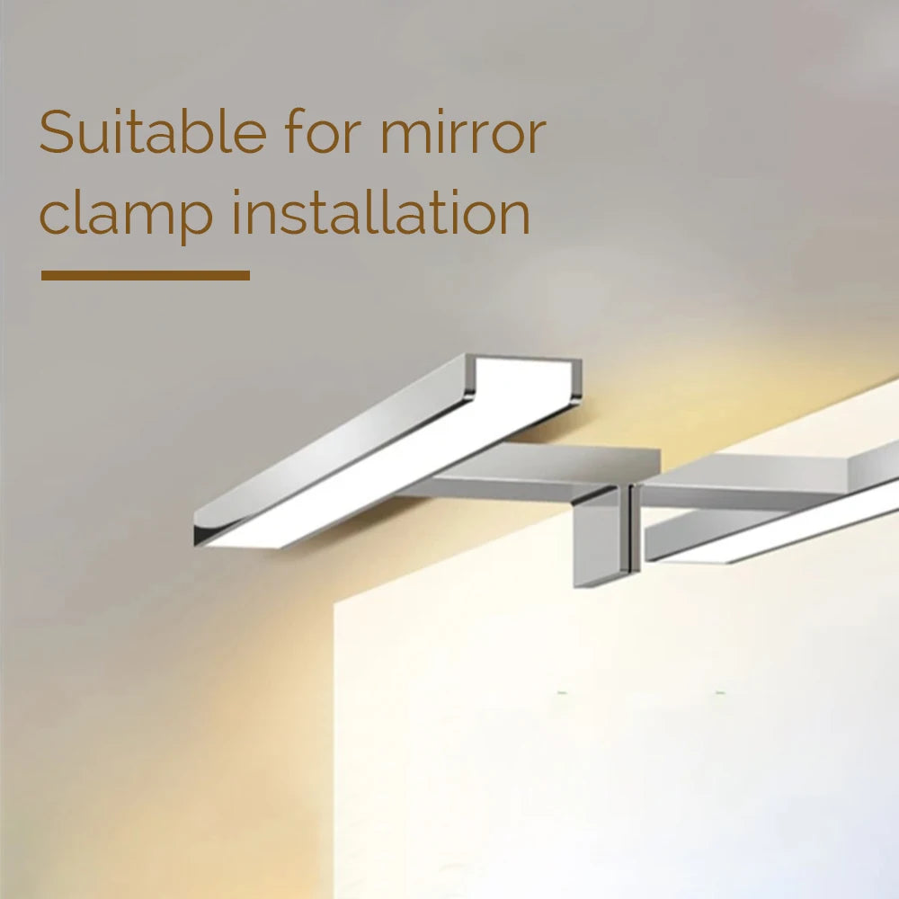 6/8W LED Mirror Light Bathroom Cabinet Lights 6000K Make-Up Mirror Light Vanity Wall Lamps Waterproof Indoor Mirror Front Lamp