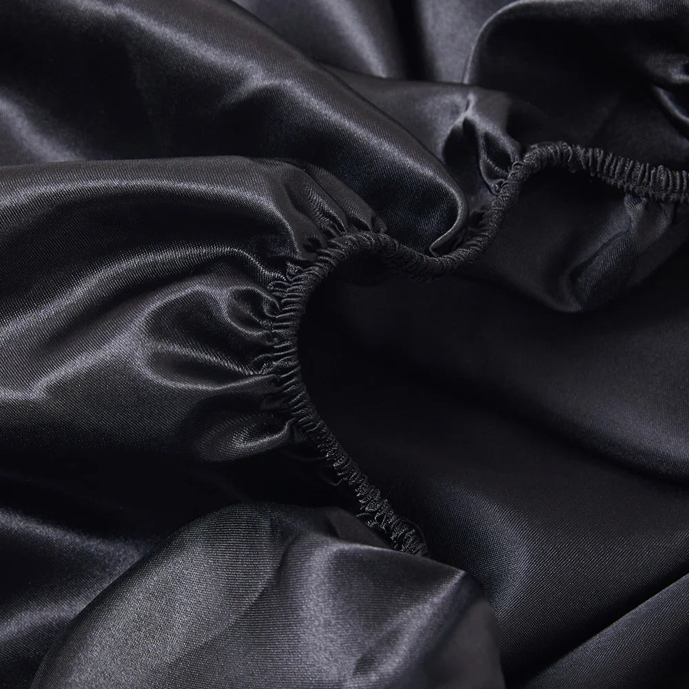 2/3 Pc Bed Sheets Set, Cool, Silky and Breathable, with Deep Pockets, as a Gift for Her or Him (1 Fitted Bed Sheet+2 Pillowcases, Coreless)