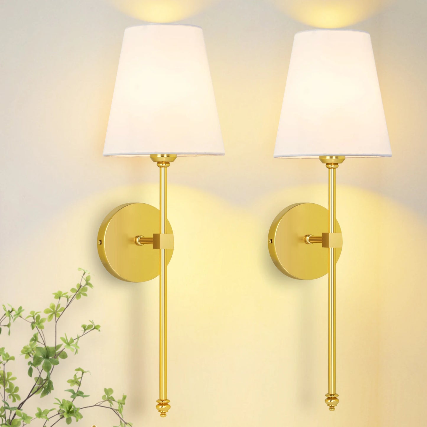 Led Wall Lamp E26/E27 Socket Bathroom Mirror Light Bedside Wall Sconce Light Led Wall Lighting Fixture for Bedroom Living Room