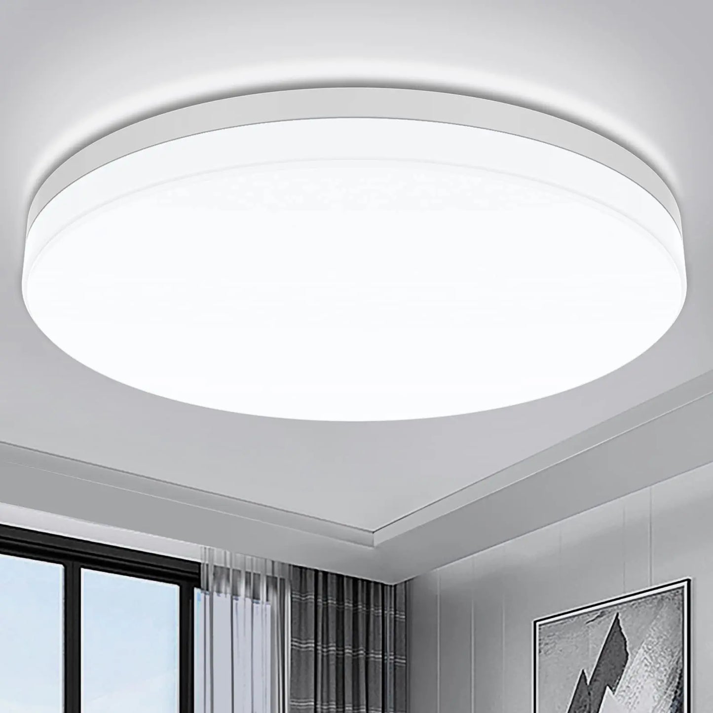 Ultra-Thin round LED Ceiling Light Bedroom Corridor Toilet Lighting Neutral White Cool White Warm White 48W 36W 24W 18W