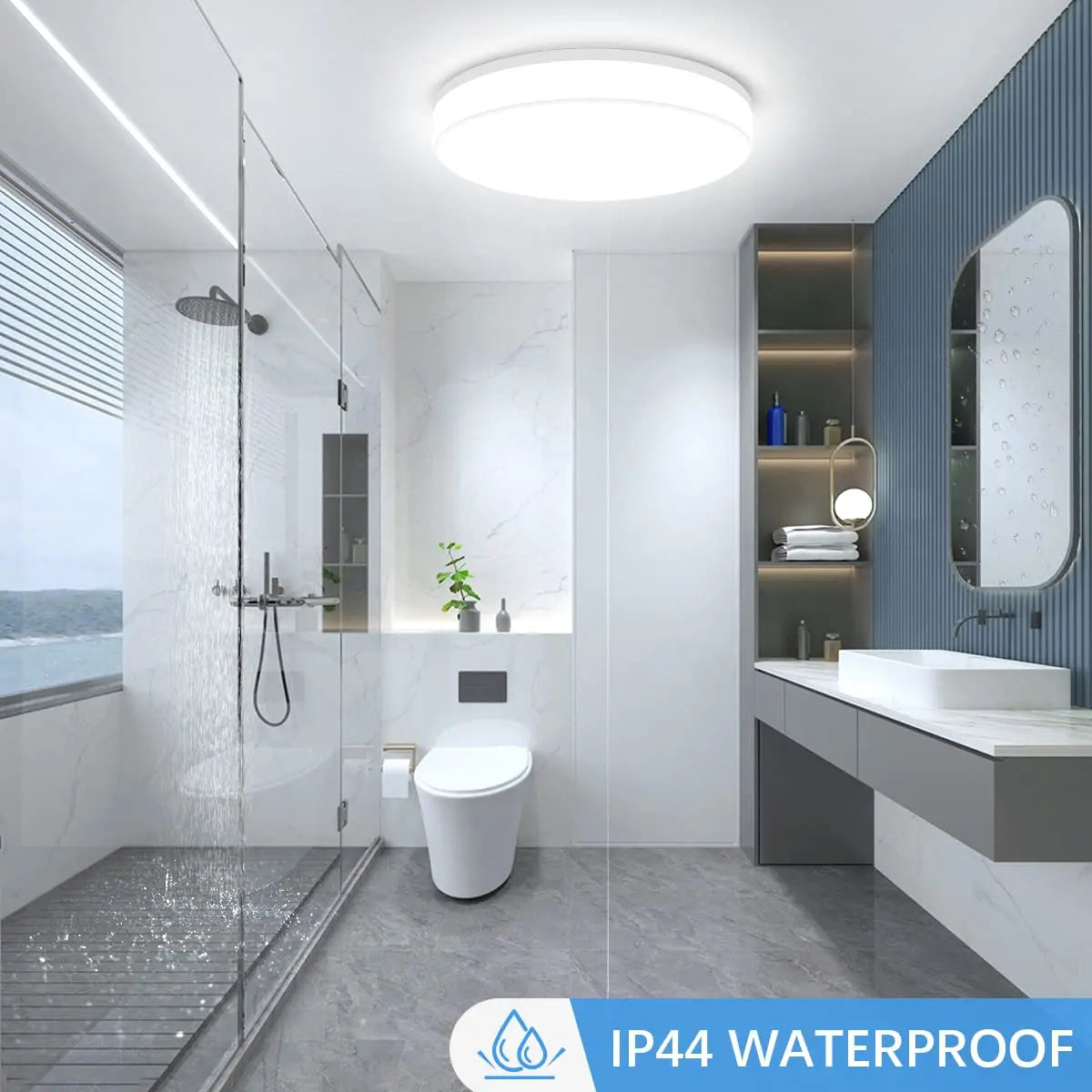 Ultra-Thin round LED Ceiling Light Bedroom Corridor Toilet Lighting Neutral White Cool White Warm White 48W 36W 24W 18W