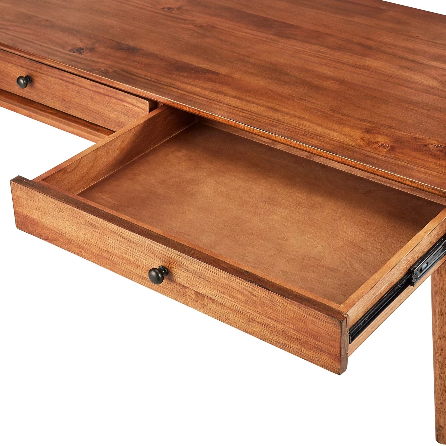 Krisel Mid-Century Rectangular Wood Coffee Table, Brown