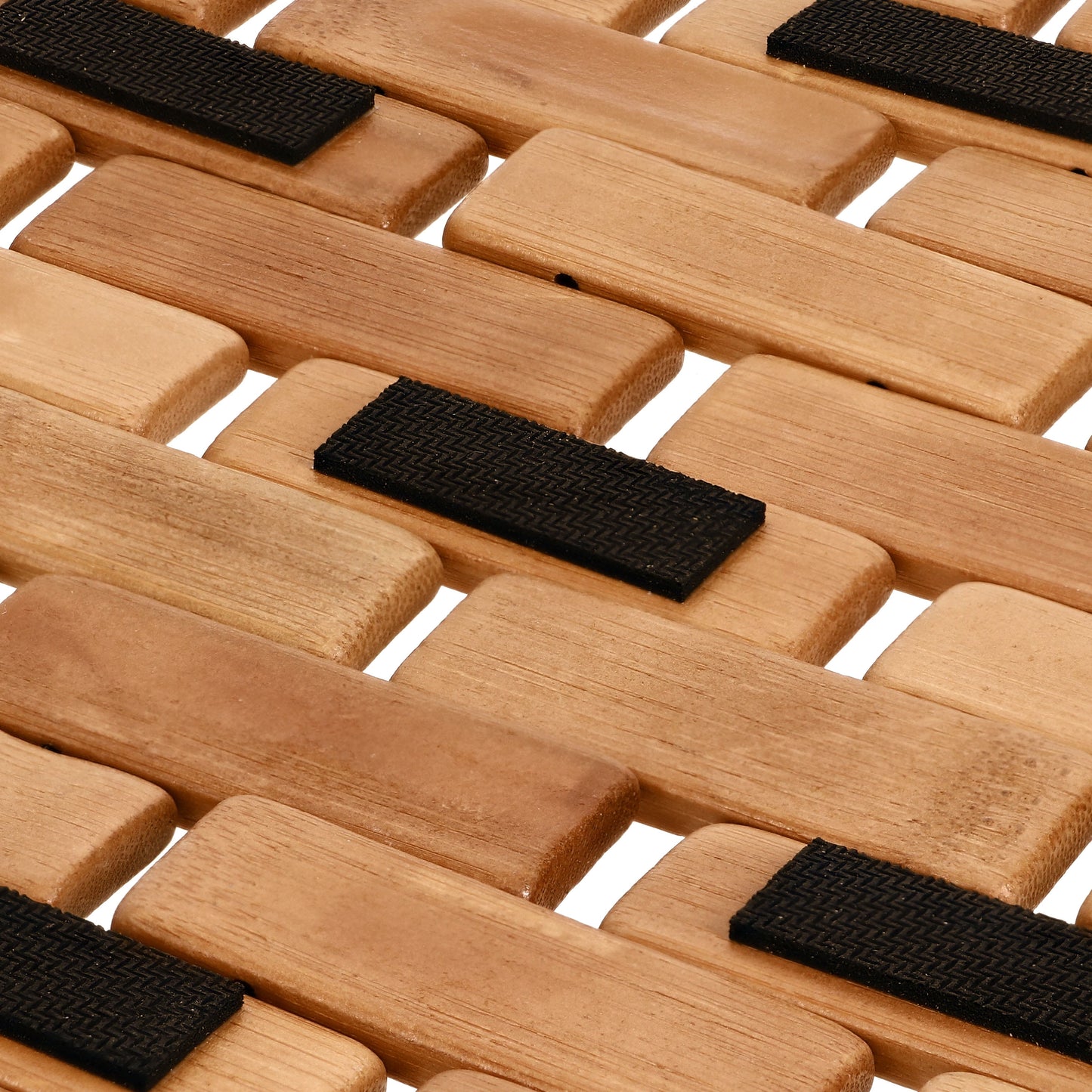 Bamboo Tile Bath Step-Out Mat, 18"X30"
