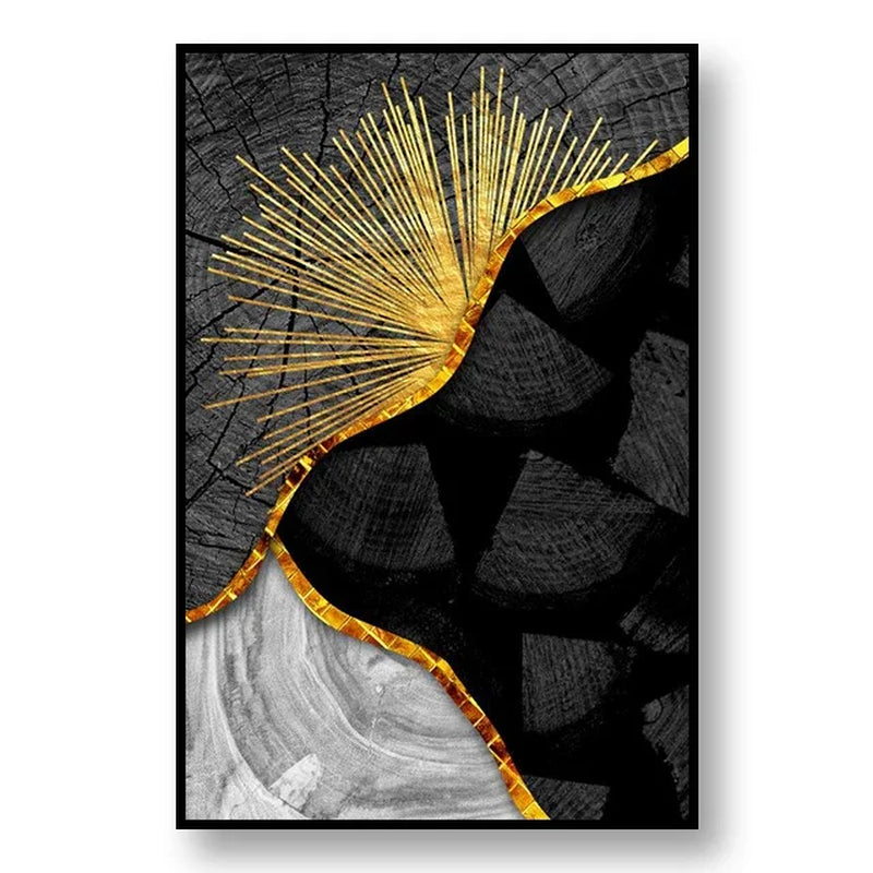 Light Luxury Minimalist Style Poster Bedroom Wall Art Abstract Annual Ring Mural Canvas Painting Home Decoration Aesthetics