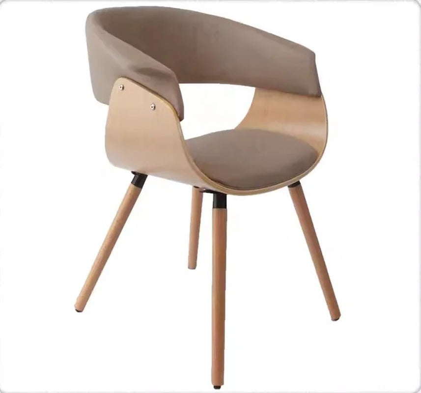 Dining Chair Student Chair North European Modern Simple Solid Wood Light Luxury Dining Chair Household Italian Dining Table Chai
