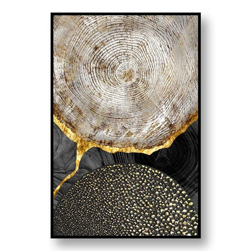 Light Luxury Minimalist Style Poster Bedroom Wall Art Abstract Annual Ring Mural Canvas Painting Home Decoration Aesthetics