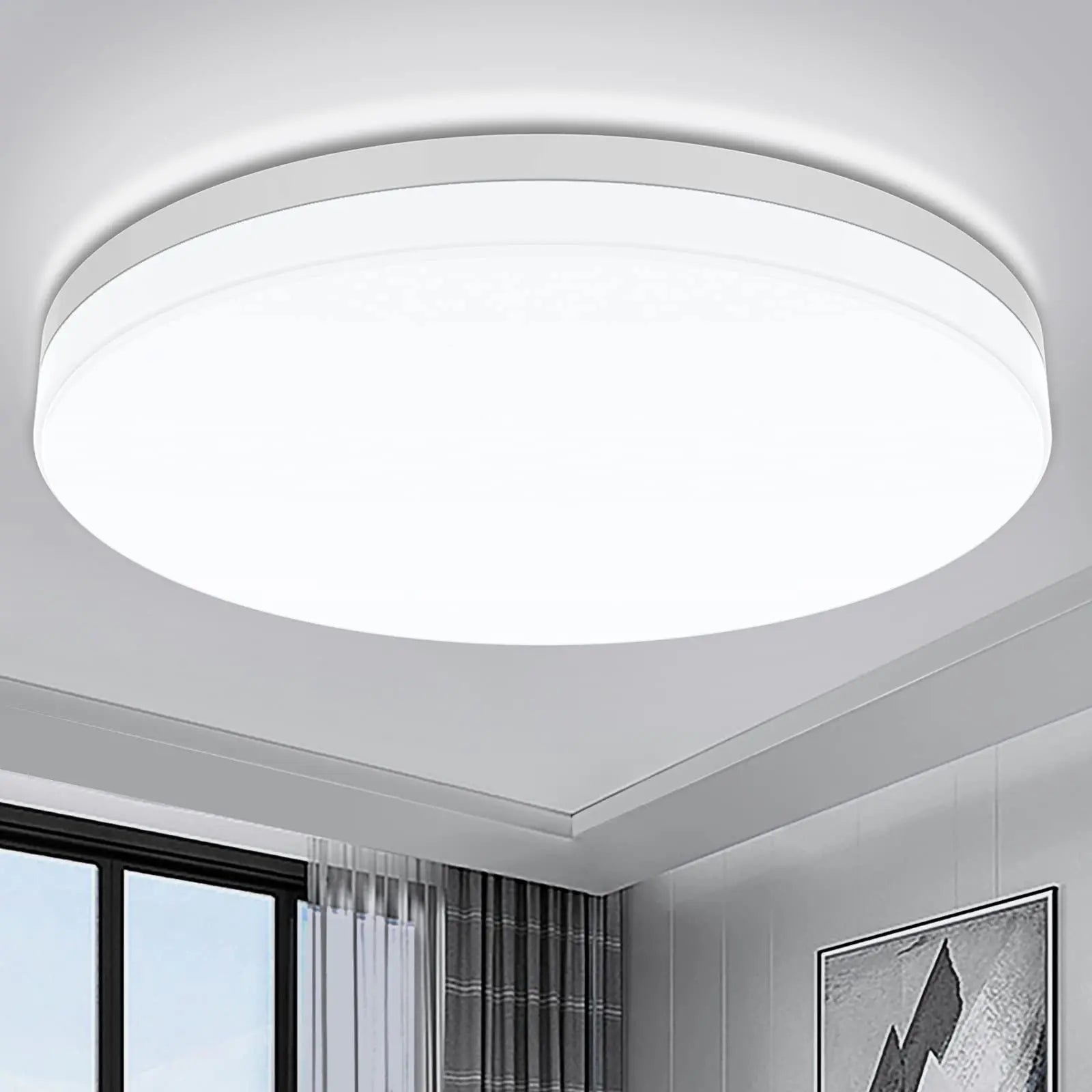 Ultra-Thin round LED Ceiling Light Bedroom Corridor Toilet Lighting Neutral White Cool White Warm White 48W 36W 24W 18W