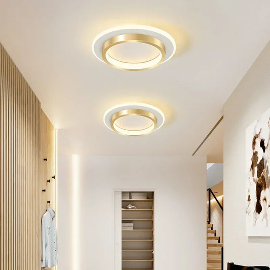 Modern LED Aisle Ceiling Light Chandelier for Corridor Stairs Foyer Balcony Bedroom Bathroom Indoor Lighting Fixtures Luster