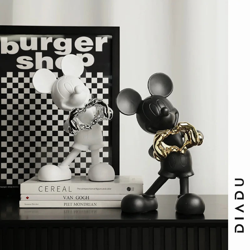 Living Room Decorations Home Design House Interior Book Nook Statue Resin Crafts Cartoon Model Office Desk Aesthetic Sculpture