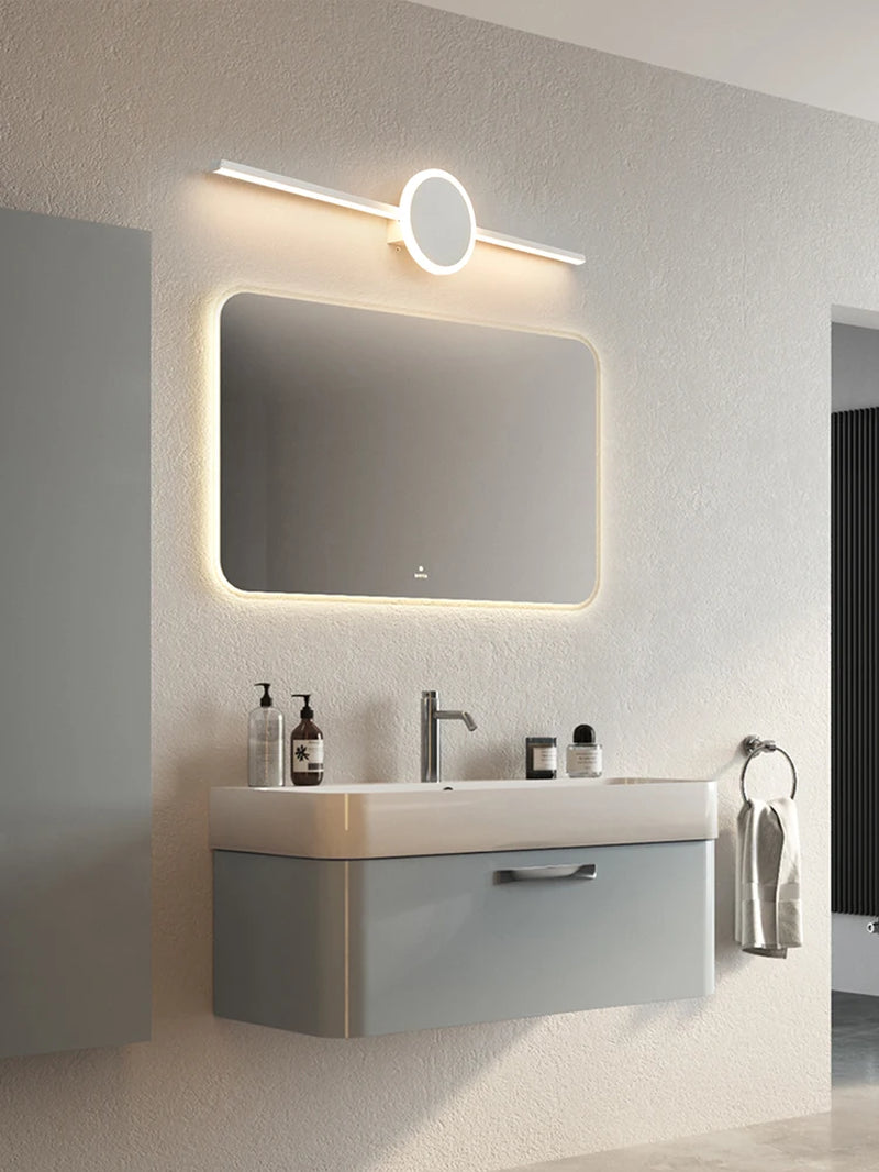 LED Wall Lamps Morden Led Mirror Bathroom Light Fixtures 19-27W Wall Mounted Bathroom Mirror Sconce Lamp Indoor Lighting Mirrors