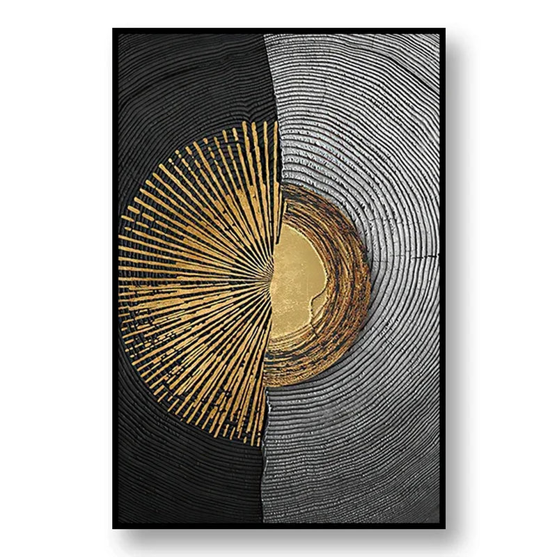 Light Luxury Minimalist Style Poster Bedroom Wall Art Abstract Annual Ring Mural Canvas Painting Home Decoration Aesthetics