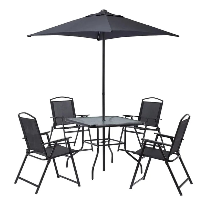 2024 New Mainstays Albany Lane 6-Piece Outdoor Patio Dining Set