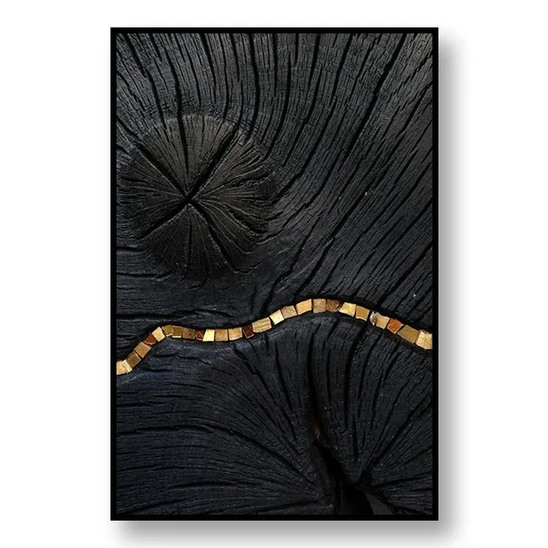 Light Luxury Minimalist Style Poster Bedroom Wall Art Abstract Annual Ring Mural Canvas Painting Home Decoration Aesthetics