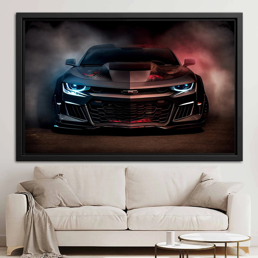 Fashion Supercar Camaro Poster Luxury Racing Graffiti Canvas Painting Abstract Sports Car Wall Art Print Gaming Room Home Decor