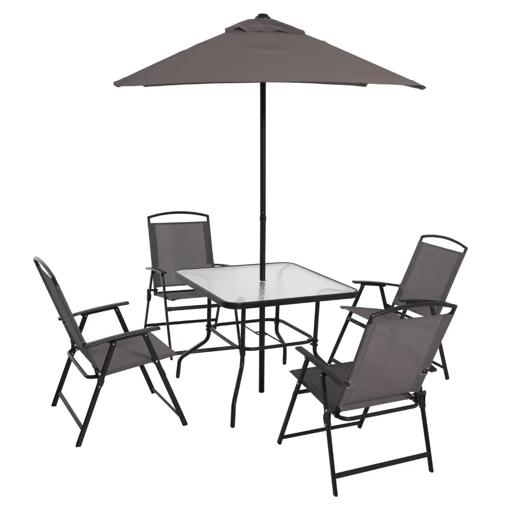 2024 New Mainstays Albany Lane 6-Piece Outdoor Patio Dining Set