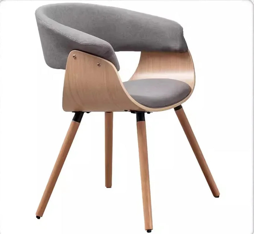 Dining Chair Student Chair North European Modern Simple Solid Wood Light Luxury Dining Chair Household Italian Dining Table Chai