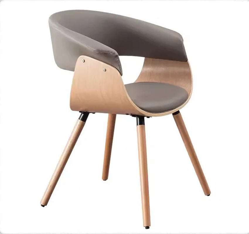 Dining Chair Student Chair North European Modern Simple Solid Wood Light Luxury Dining Chair Household Italian Dining Table Chai