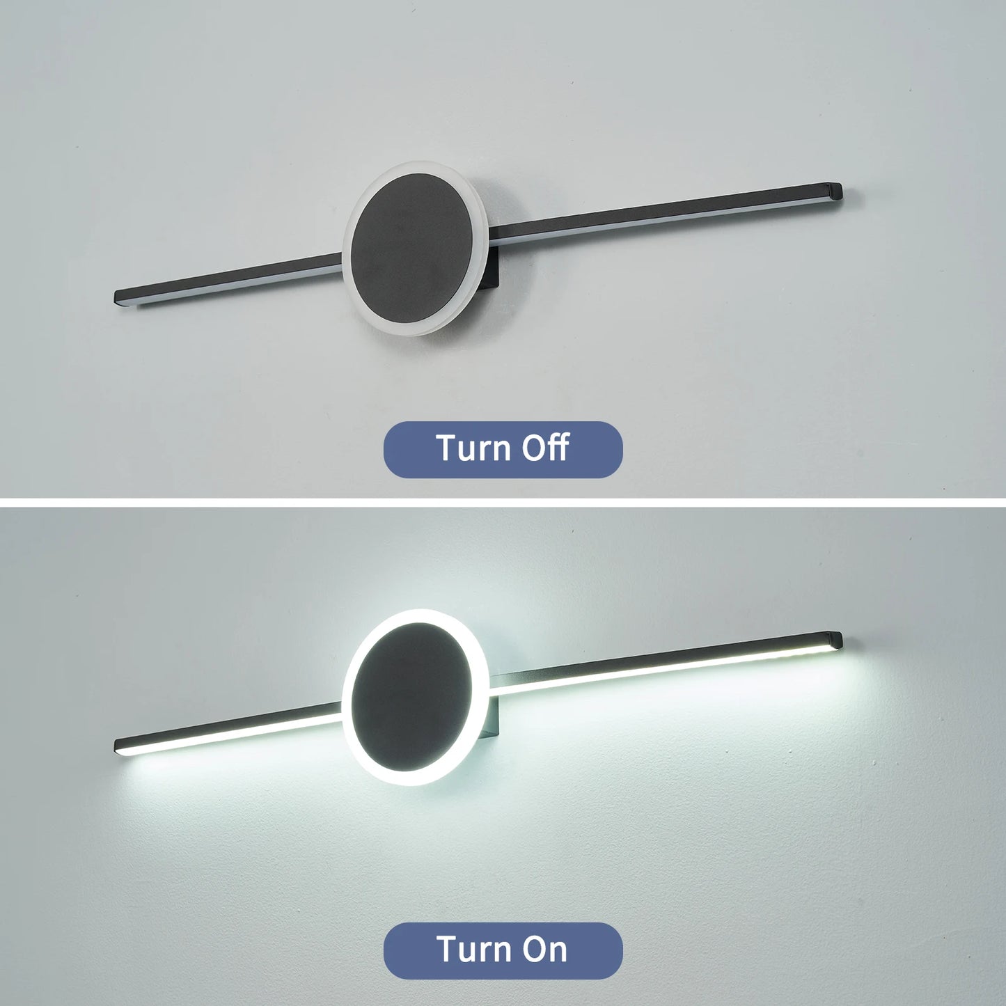 LED Wall Lamps Morden Led Mirror Bathroom Light Fixtures 19-27W Wall Mounted Bathroom Mirror Sconce Lamp Indoor Lighting Mirrors
