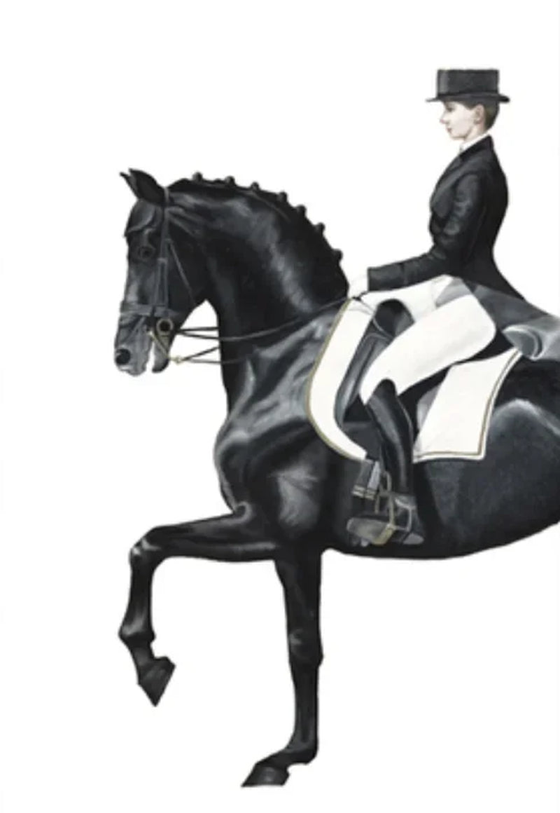 Modern Aristocratic Equestrian Posters Canvas Paintings Living Room Home Decorations Modern Horse Riding Oil Paintings Wall