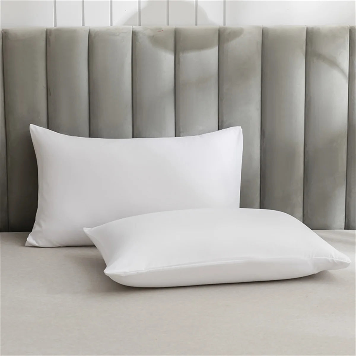 2024 Solid Color Brushed Set Flat Sheet + Pillowcase 2Pcs/3Pcs Full/Twin/Queen/King Size Machine Washable Light and Breathable
