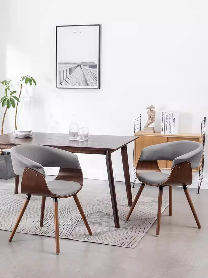 Dining Chair Student Chair North European Modern Simple Solid Wood Light Luxury Dining Chair Household Italian Dining Table Chai