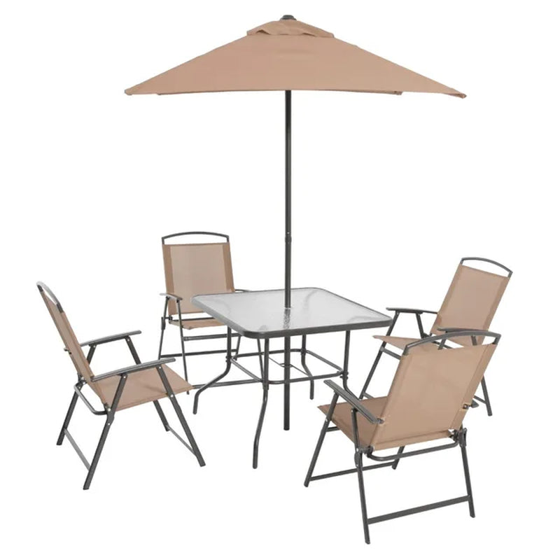 2024 New Mainstays Albany Lane 6-Piece Outdoor Patio Dining Set