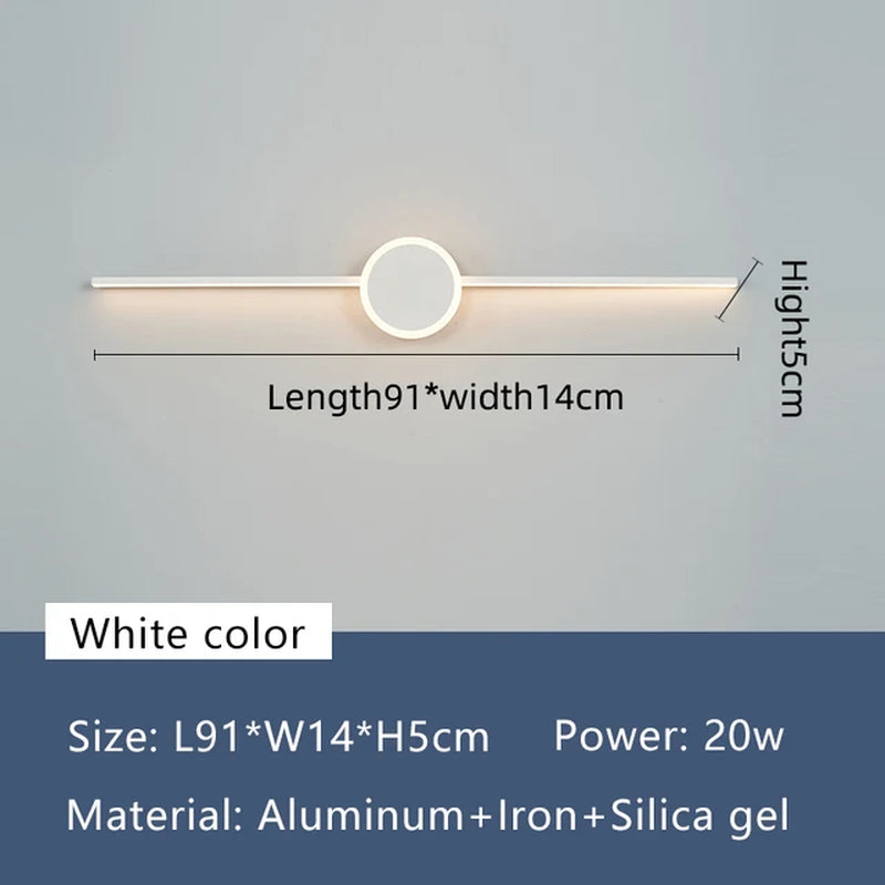 LED Wall Lamps Morden Led Mirror Bathroom Light Fixtures 19-27W Wall Mounted Bathroom Mirror Sconce Lamp Indoor Lighting Mirrors